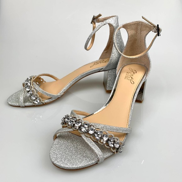 NIB Badgley Mischka Giona Evening Sandal Size 8 Evening Open toe - Picture 5 of 16